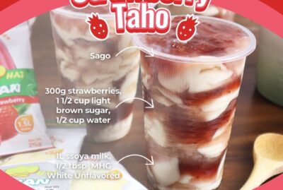 Strawberry Taho Jelly